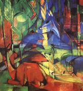 Franz Marc, Radjur in the forest II